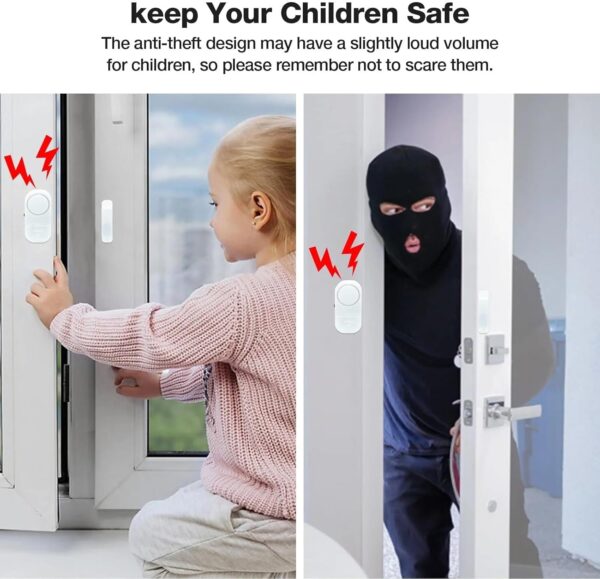 إنذار الباب والشباك اللاسلكي